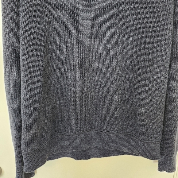 GAP Navy Blue Shawl Collar Sweater Mens Large - Picture 5 of 10